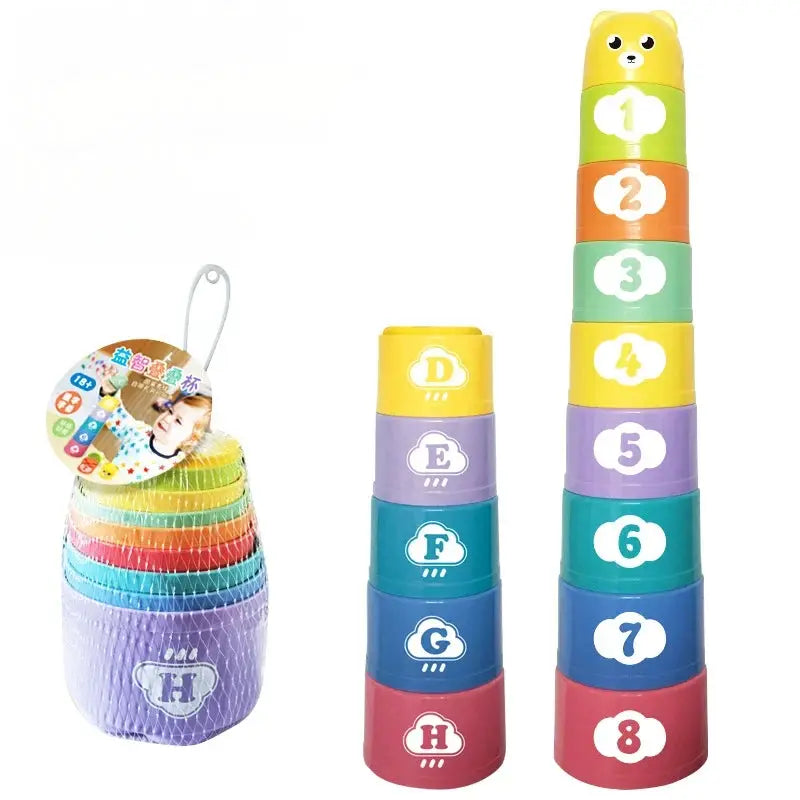 Kid Brain Response Battle Fold Cup Hand Speed Competition Stacking Game For Toddlers Early Education Puzzle Board Games
