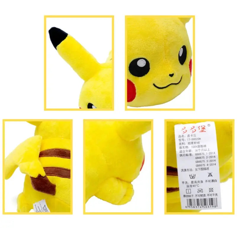 Pokemon Original Plush Toy Gengar Mimikyu Pikachu Charizard Piplup Kawaii Soft Cute Plush Doll Gift