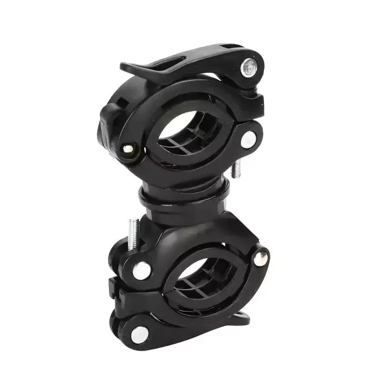 Bicycle Flashlight Holder For Mountain Bikes Night Riding Lamp Clip Secures Front Headlight
