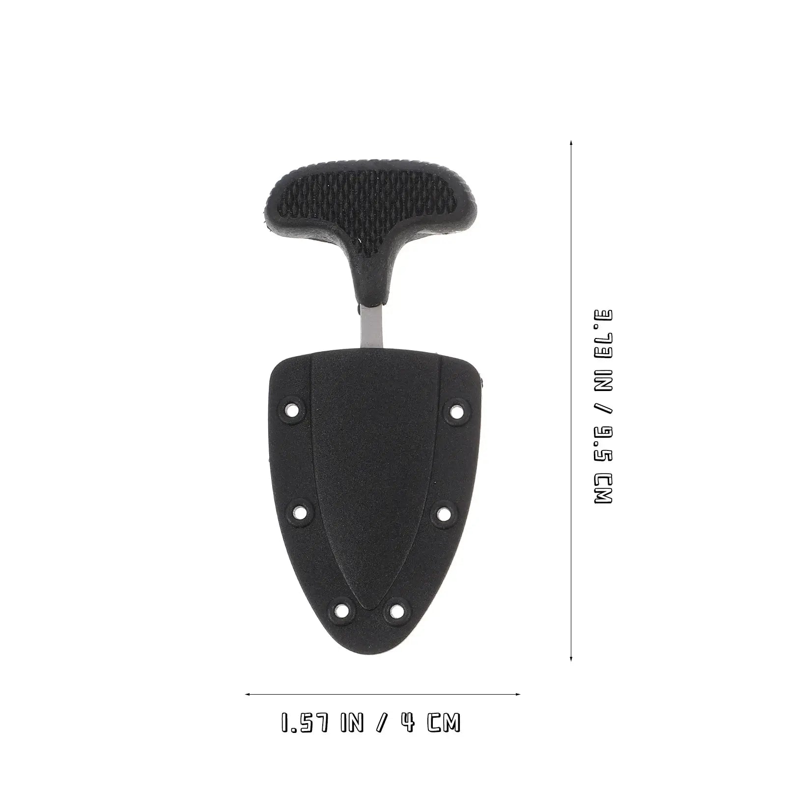 Simples Market black multifunctional necklace cutter knife with sheath for outdoor camping