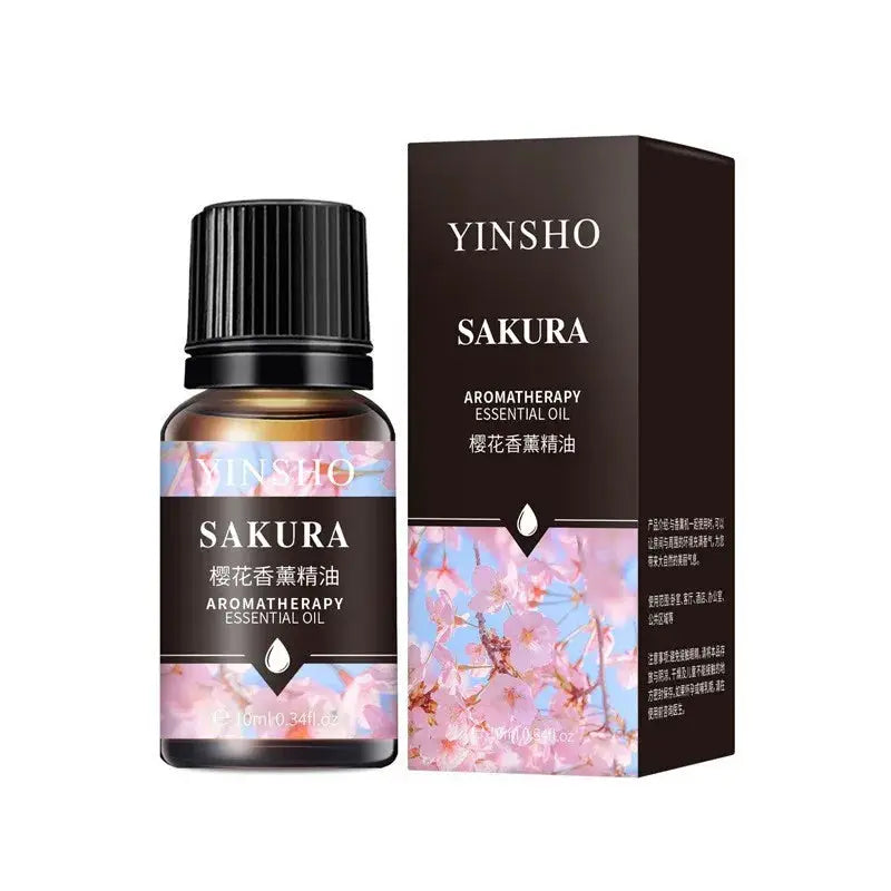17 Flavors 10ml Essential Oils Set For Aroma Diffuser And Humidifier Lavender Rose Eucalyptus White Peach Oolong