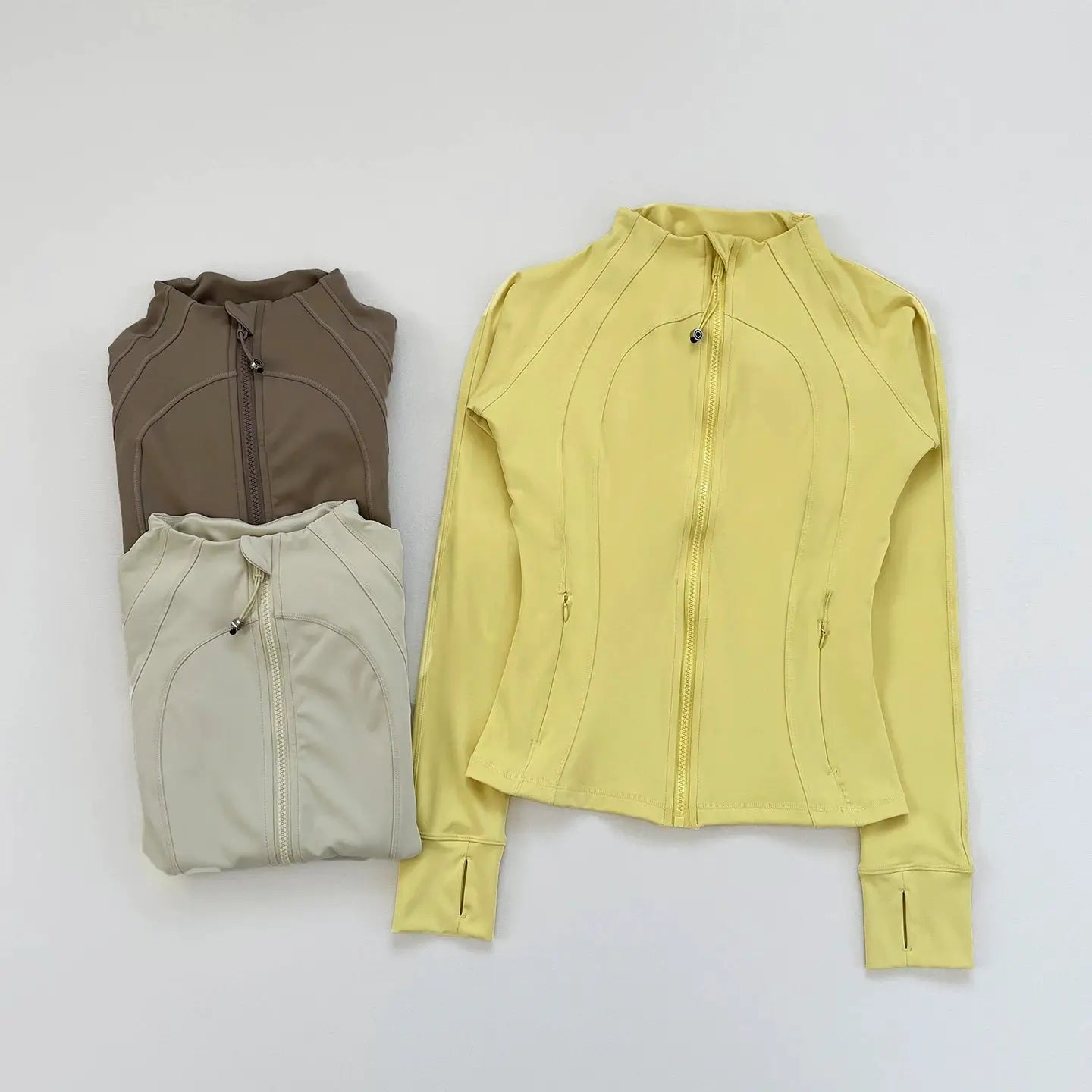 NovaFlex Womens New Arrival Multi Color Sports Knit Jacket For Casual Yoga Outerwear With Stretch Comfort