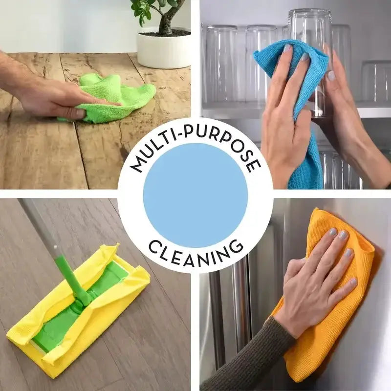BrightHome Microfiber Cleaning Cloth Set 20 10 5 3 Pieces Ultra Absorbent Eco Friendly Kitchen And Bathroom Towels