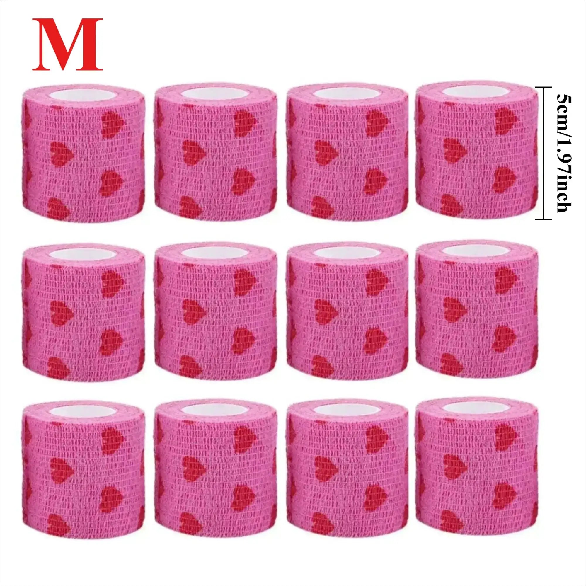 Colorful Self Adhesive Elastic Bandage Wrap Elastoplast for Knee Finger Ankle Palm Sports Injury Aid Kit Pet Tool