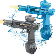 Huiqibao Electric Pulse Water Gun With Simulated Flame Sensor Light Fully Automatic Water Pistol For Outdoor Beach Fun