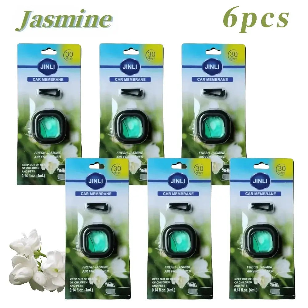 Long-Lasting Car Air Freshener Vent Clip With Essential Oil Scent Odor Eliminator Alcohol-Free 0.14oz