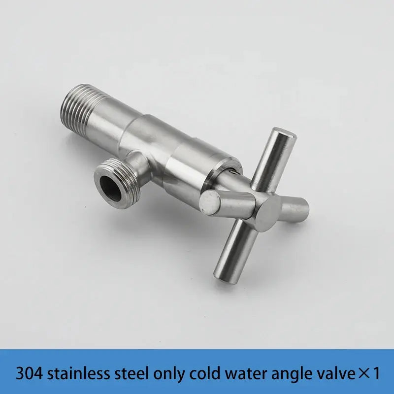 Simples Market 304 stainless steel cold water angle valve for bidet faucet