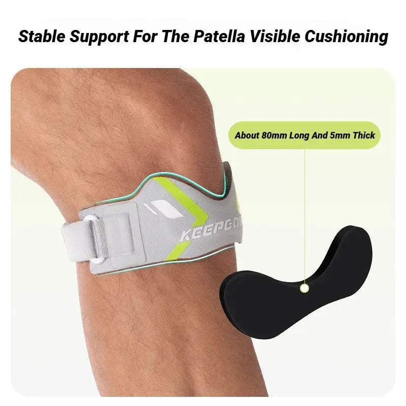 Basketball Knee Patella Strap Support Band Adjustable Tendon Protection Brace With Compression Pad