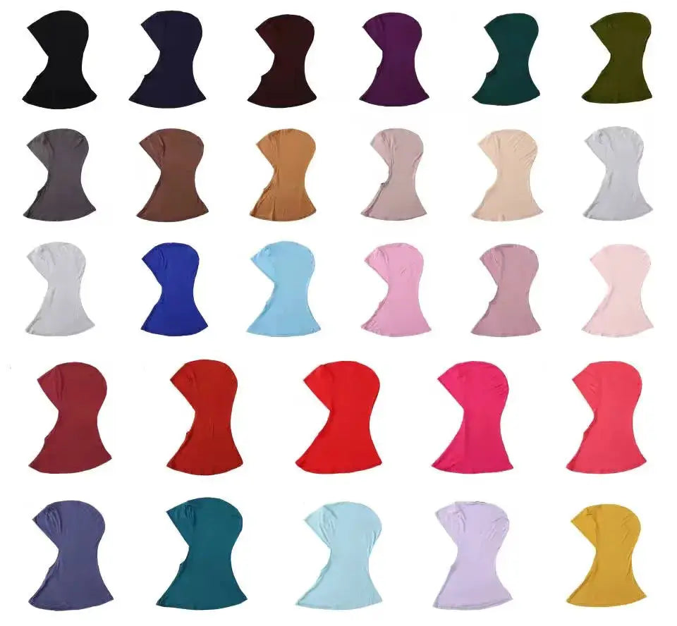 NoorModa Underscarf Hijab Cap Breathable Modal With Tatting Weaving For A Secure All Season Fit