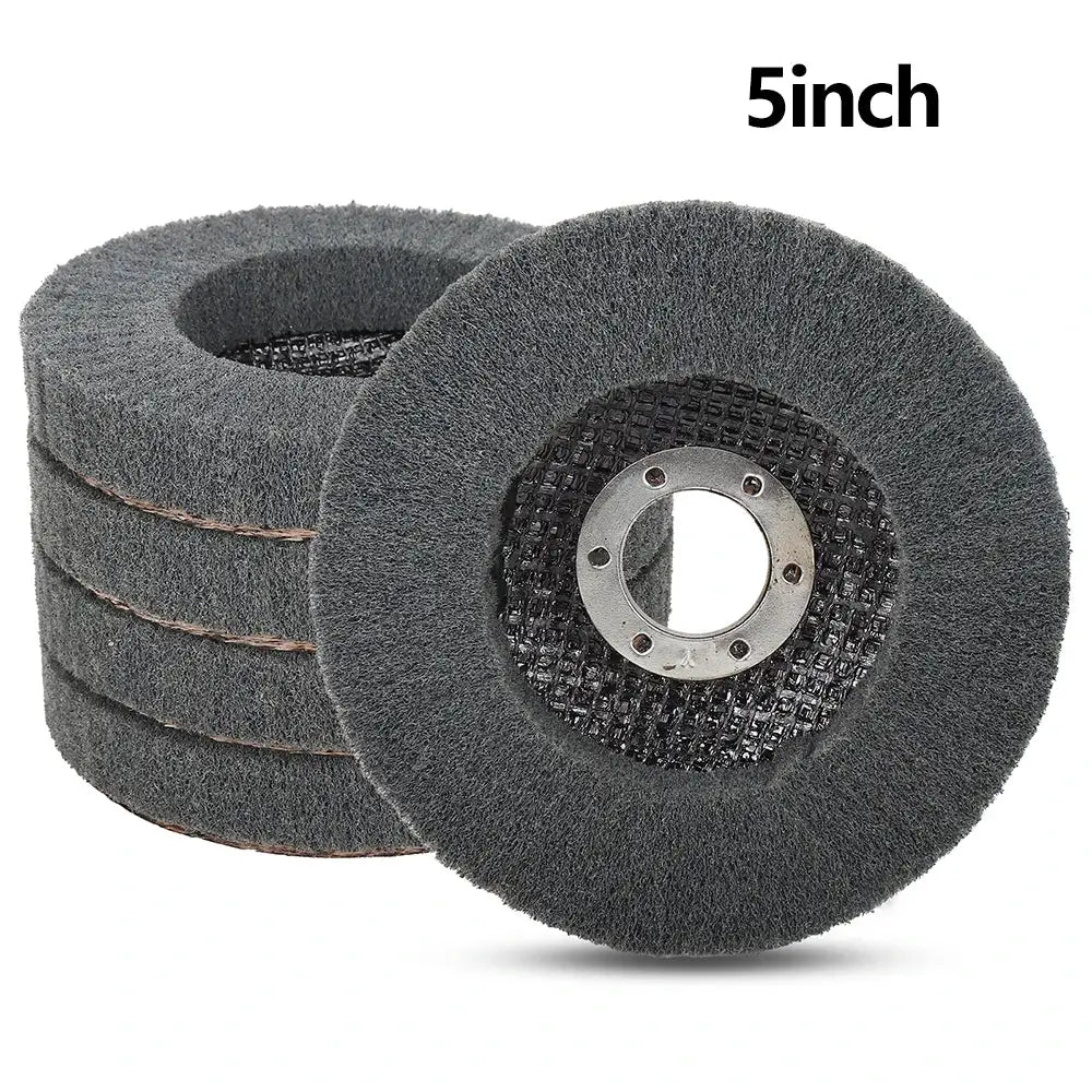 SIFANG Nylon Fiber Flap Polishing Wheel Disc 4 Inch 4.5 Inch 5 Inch 600 Grit for Angle Grinder Wood Metal Buffing