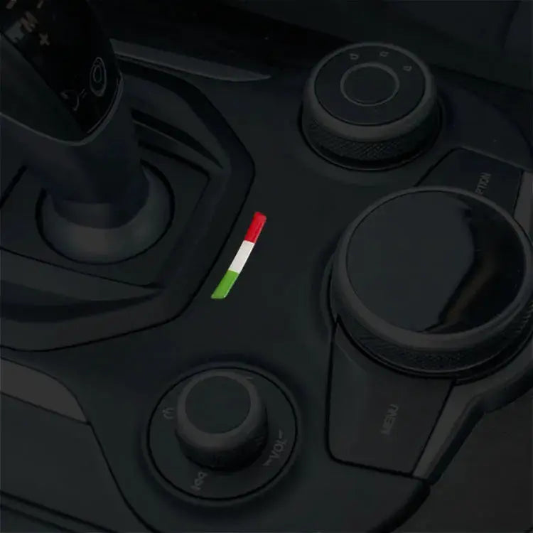 Gear shift panel Italy flag decal for car interior trim