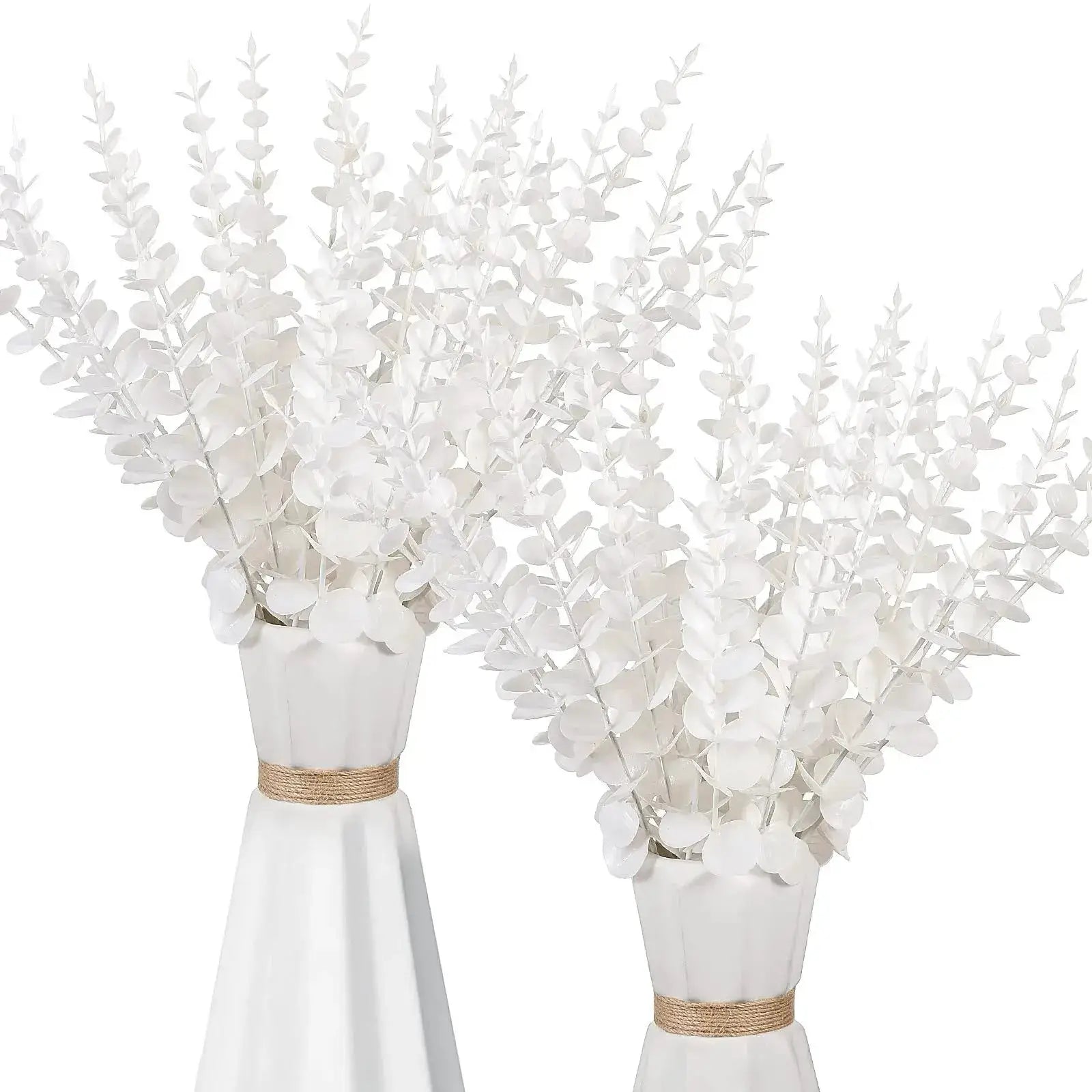 10 Pieces Artificial Eucalyptus Leaves Branches for Home Garden Wedding Decoration Flowers Bouquet Centerpiece