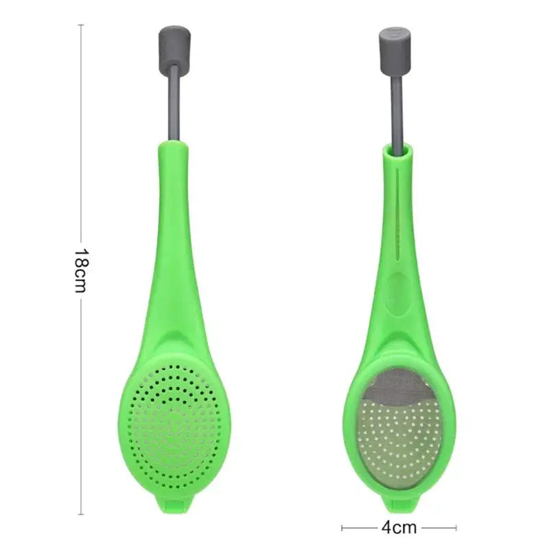 Tea Infuser With Built In Plunger Reusable Strainer For Intense Flavor