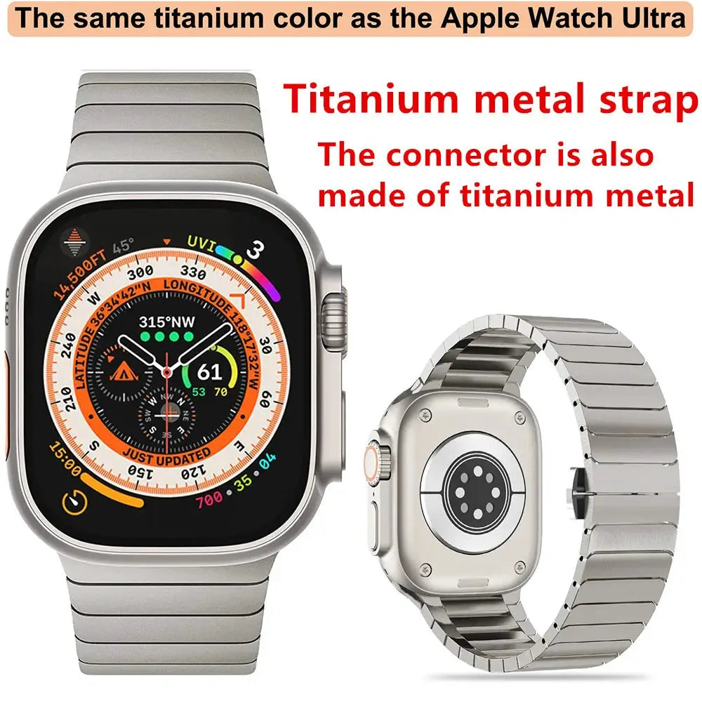 Metal Band For Apple Watch 46mm Strap Stainless Steel Watchband For Iwatch Series 11 10 Ultra 49mm 42/44/45/40mm Business Correa