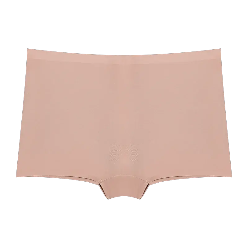 Women's seamless panties nude peach, solid color briefs, comfortable underwear S-XL