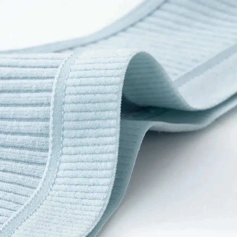 Women's cotton panties 3-piece set, light blue seamless low-rise briefs by Simples Market
