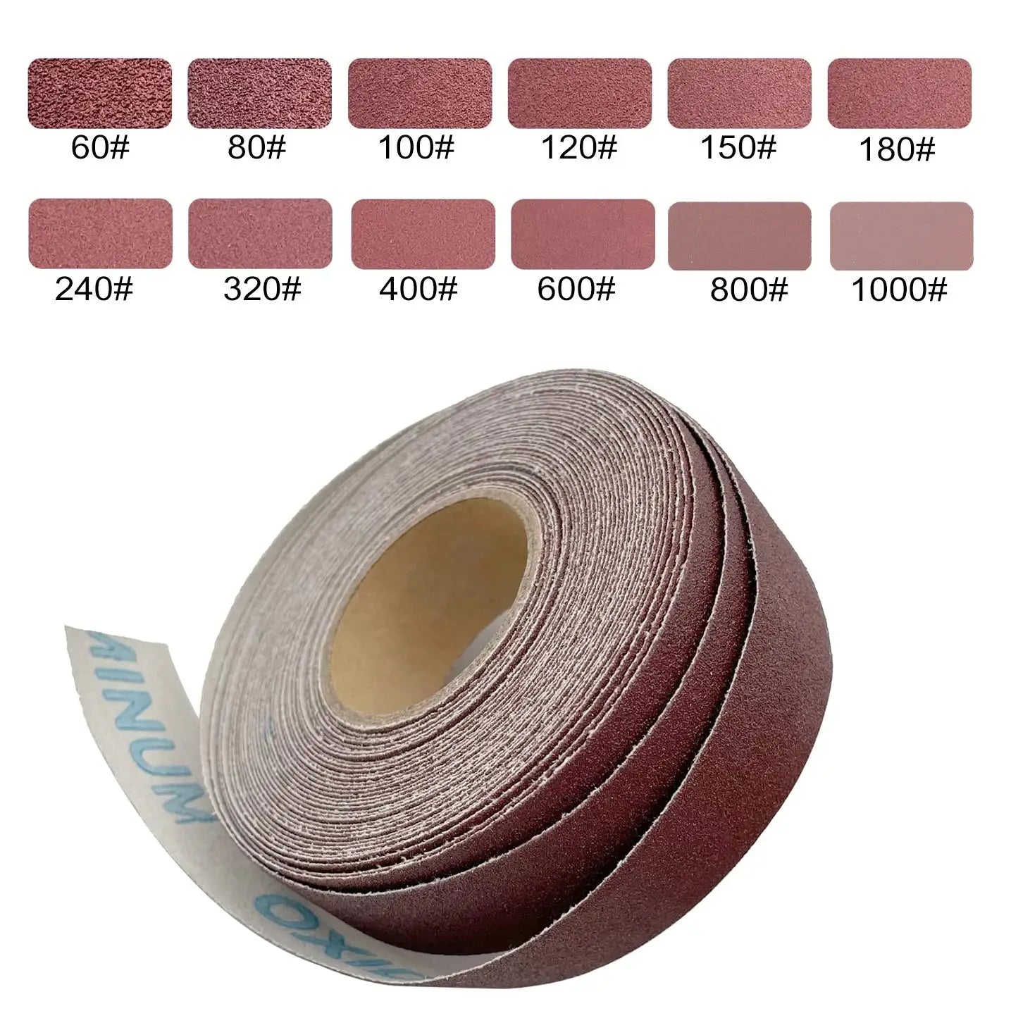 1 Inch Emery Cloth Roll Continuous Sandpaper For Wood Sanding Metal Polishing Car Detailing 2m And 5m