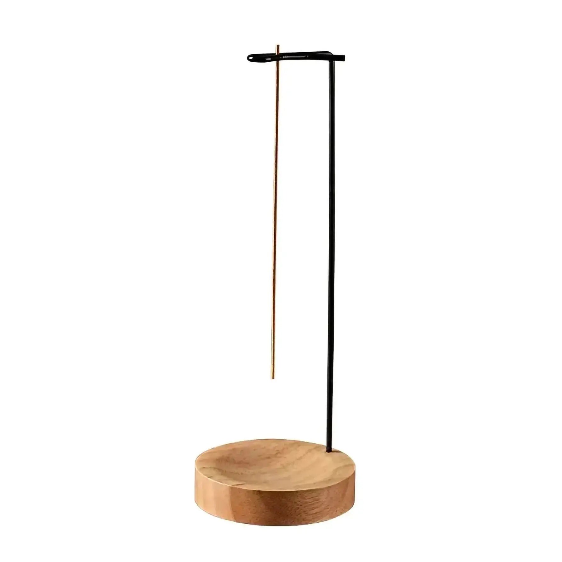 Upside Down Incense Burner Wooden Round Tray and Holder for Incense Sticks Ornament Home Yoga Decor
