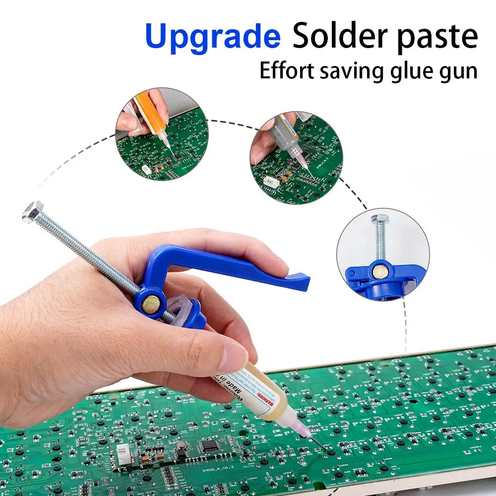 Solder Paste Extruder Dispenser for Circuit Boards Precise Flux and Paste Application Tool for Soldering