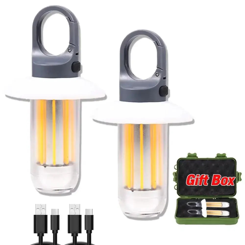 Heinast Camping Light Lightweight Handheld Torch 5 Lighting Modes Rechargeable Tent Lamp For Patio Climbing 8 Filaments