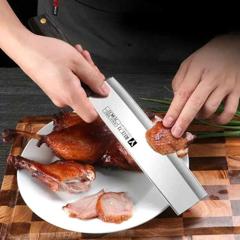 SoraChef Japanese Santoku Knife Stainless Steel Kitchen Knife For Precision Slicing Duck And Meats Ergonomic Handle
