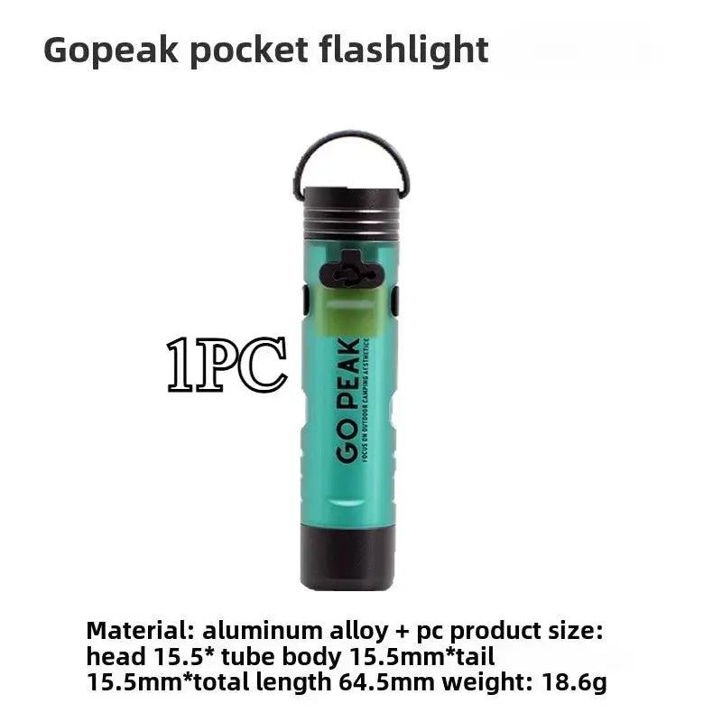 Mountainhiker LED Pocket Hat Clip Flashlight Rechargeable Portable Clip On Light For Outdoor Camping Ambient Lighting