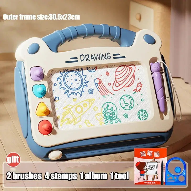 Kids Magnetic Drawing Board Cartoon Graffiti Toy Montessori Learning Toy For Kids
