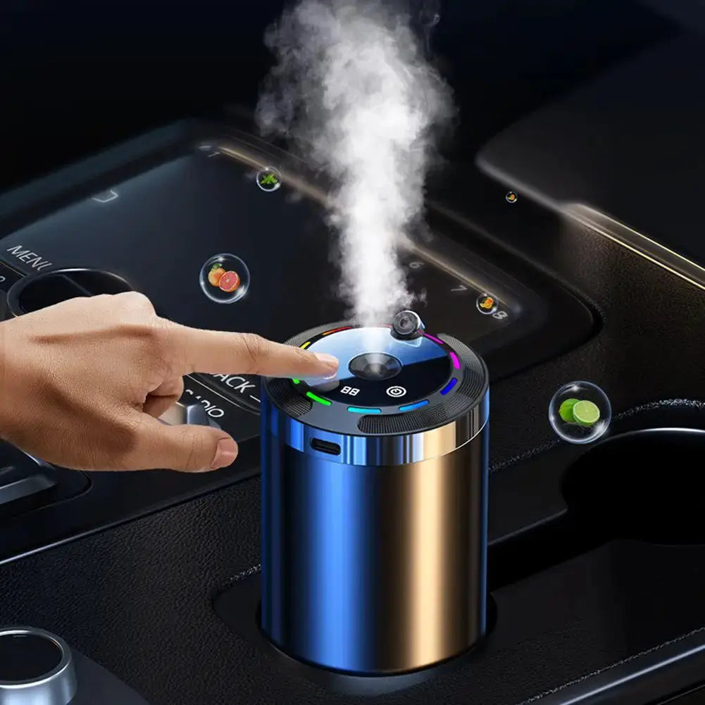 Car Electric Air Diffuser Humidifier For Car Vent Aromatherapy Odor Eliminator Mist For Fresh Interior