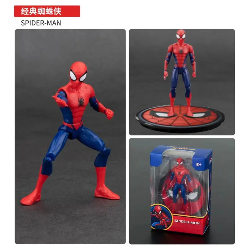 ZD Original Spider Man 4Inch Action Figures Green Goblin Doctor Octopus Venom Gwen Electro Scarlet Spider 2099 Rhino