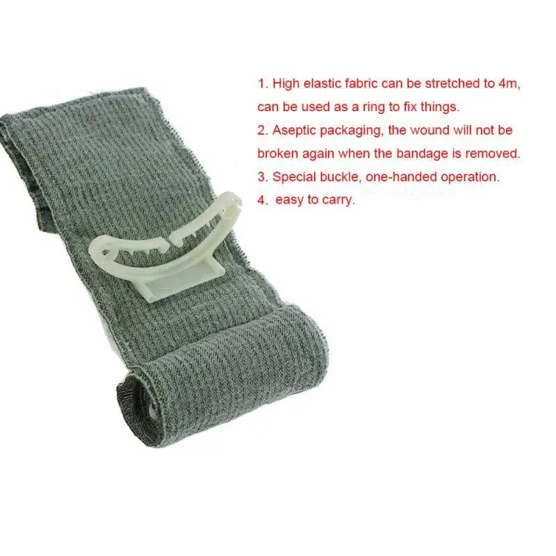 4 Inch And 6 Inch Medical Trauma Kit With Israeli Bandage For Outdoor Camping And Hiking Emergency First Aid Wound Care