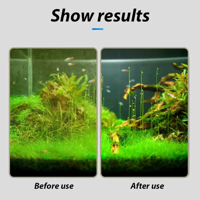 Aquarium Glass Cleaning Brushes And Algae Scraper Set For Fish Tank Stainless Steel Floating Cleaner And Sponge Tools