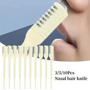 Clean And Trim 360 Degree Rotating Nose Hair Trimmer With No Dead Angles Eyebrow Shaping For Men Facial Care