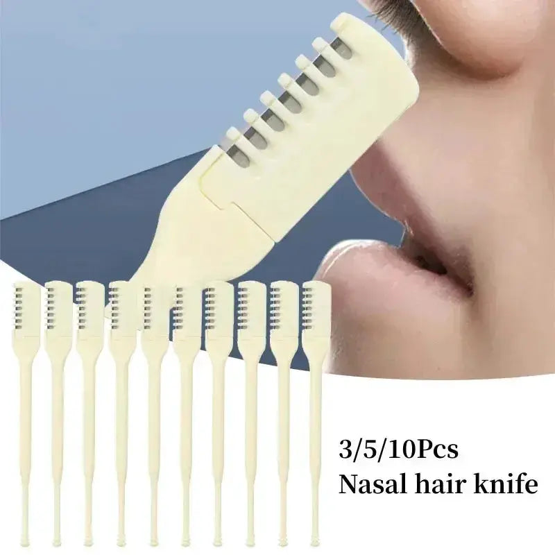 Clean And Trim 360 Degree Rotating Nose Hair Trimmer With No Dead Angles Eyebrow Shaping For Men Facial Care