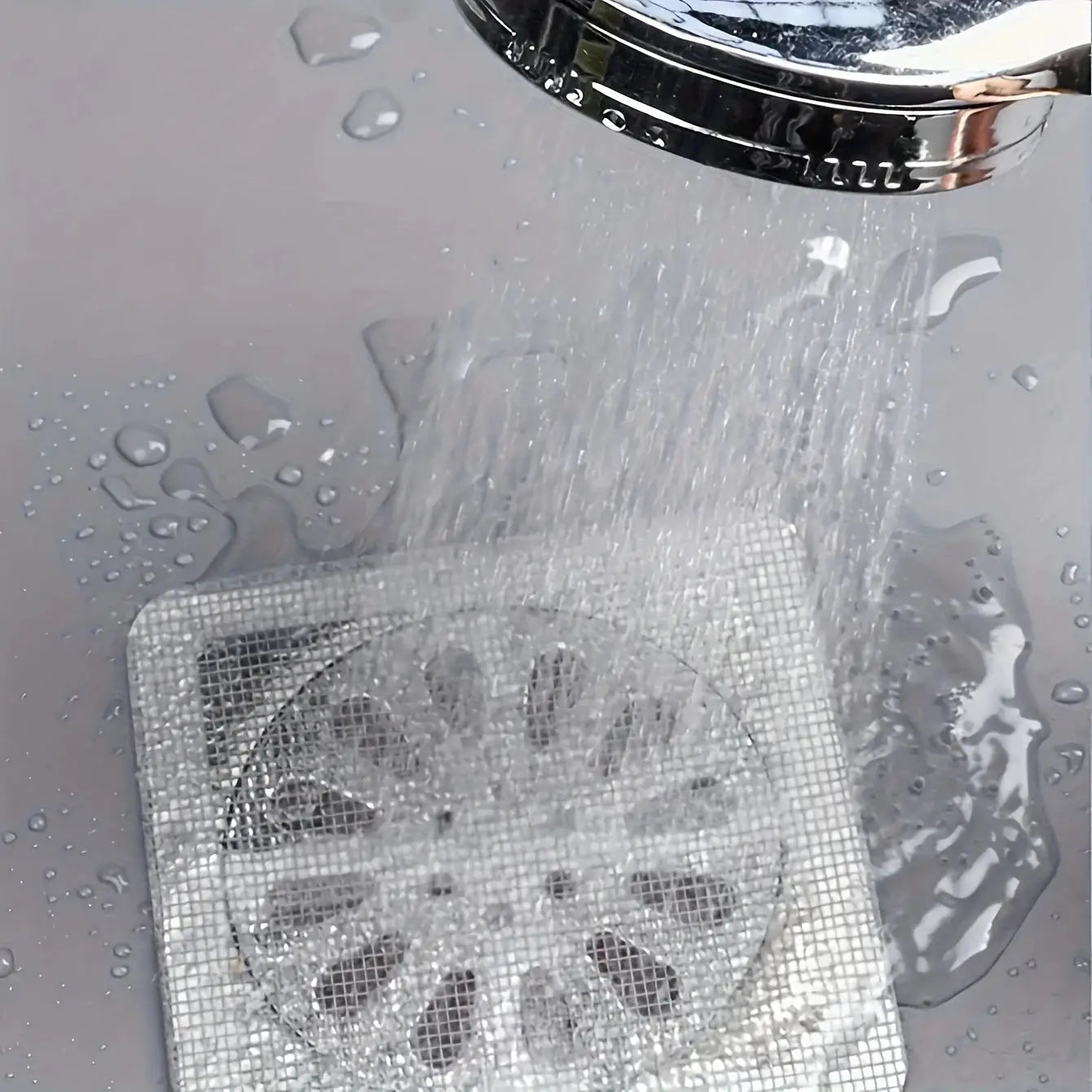 Floor Drain Sticker Self Adhesive Hair Filter Net For Bathroom Kitchen Sewer Blockage Prevention Mesh