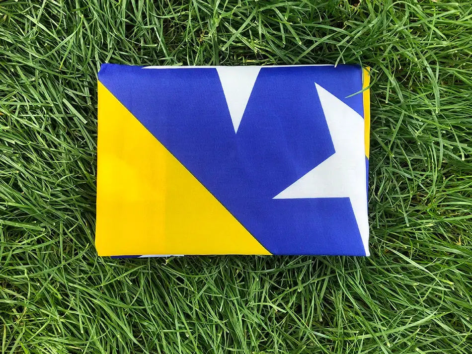 Bosnia And Herzegovina Flag 3x5 Ft Polyester For Decoration