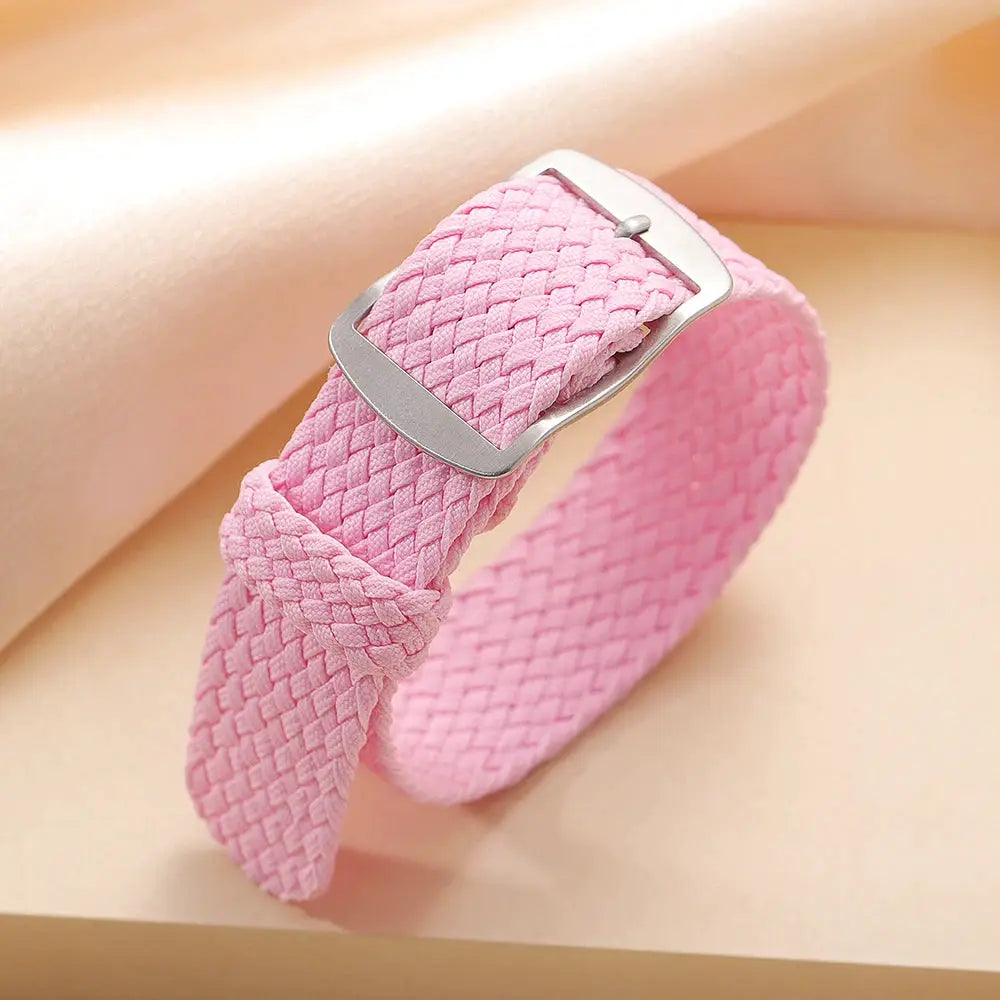 14mm 16mm 18mm 20mm 22mm Nylon Woven Canvas Watch Band for Perlon for Omega Strap Watchband Men Women Sport Bracelet 2035