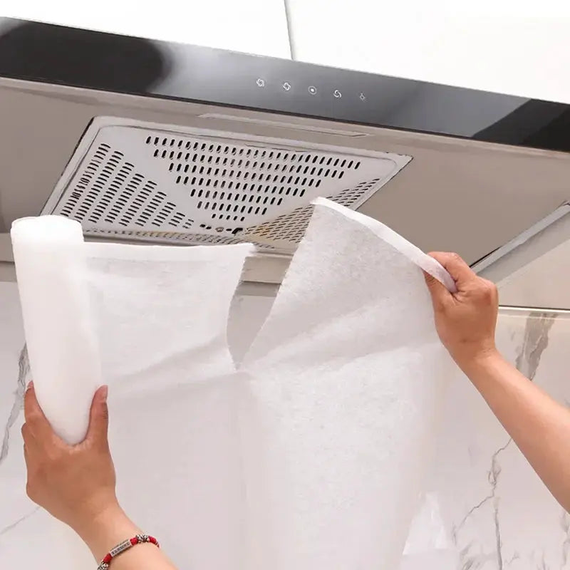 Disposable Nonwoven Oil Filter Paper For Cooker Hood And Extractor Fan Grease Filter 5 To 10M
