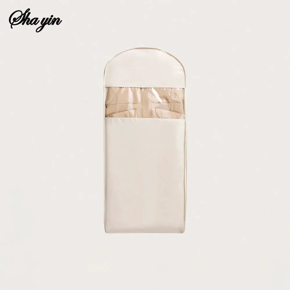 Visible Compression Hanging Bag For Down Jackets And Winter Gear Dust Cover Wardrobe Organizer For Household Storage
