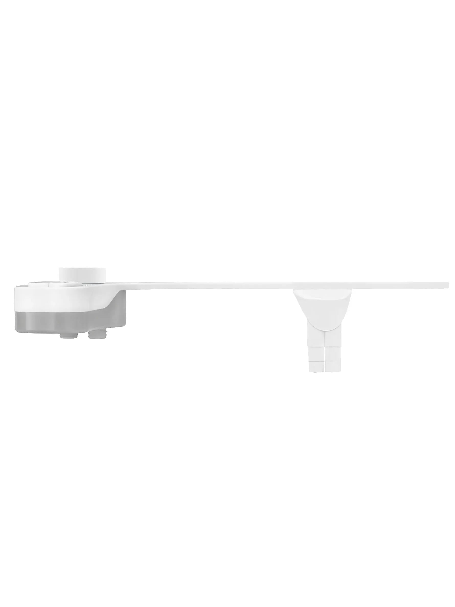 SAMODRA non-electric bidet attachment with dual nozzles for frontal and rear wash, white/gray, Simples Market