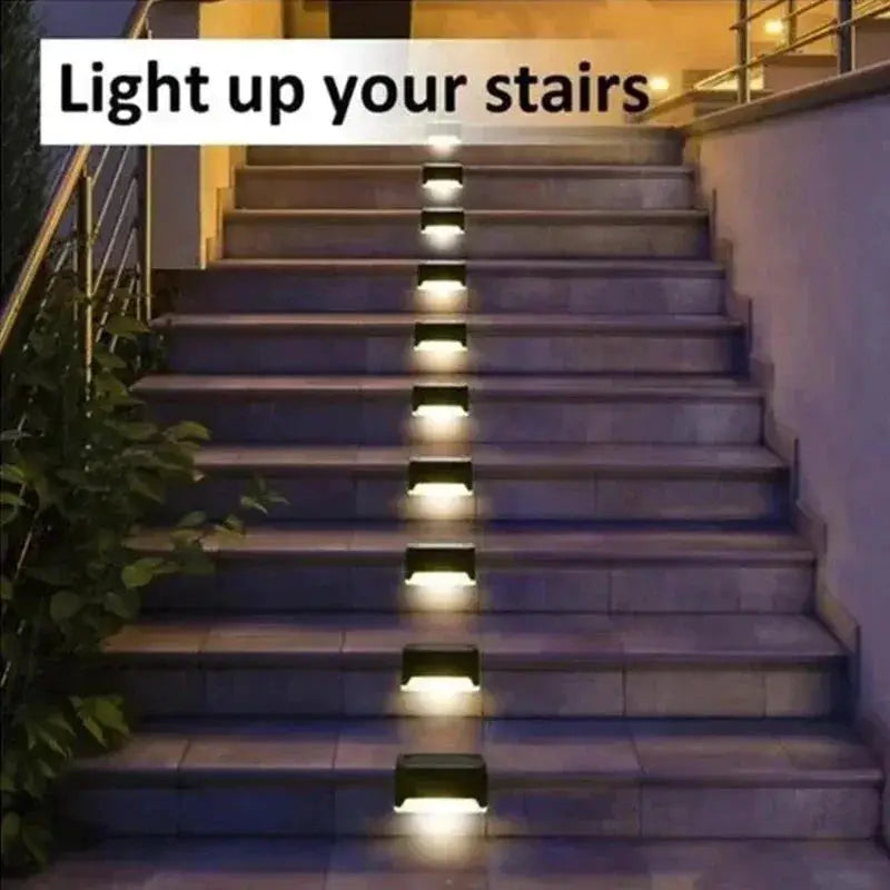 SunGlow Solar LED Outdoor Deck Lights Waterproof Wireless Stair Lamps For Garden Patio 1 4 8 12 Pack