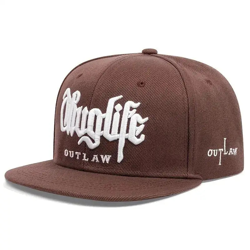 Fashion Fastball Cap Thuglife Embroidery Hip Hop Baseball Hat Snapback For Adults Adjustable Sun Outdoor Casual Bone