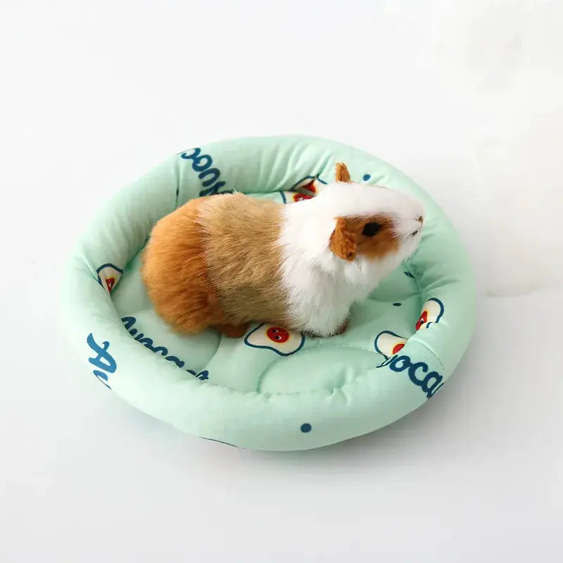 Soft Plush Small Animal Bed Cushion Mat For Hamsters Rabbits Guinea Pigs Hedgehogs Nest House Warm Cozy Nest