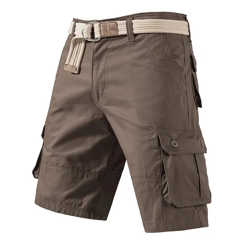 Men's Cargo Knee Shorts Cotton Casual Bermuda For Golf Running And Gym Plus Size Versatile