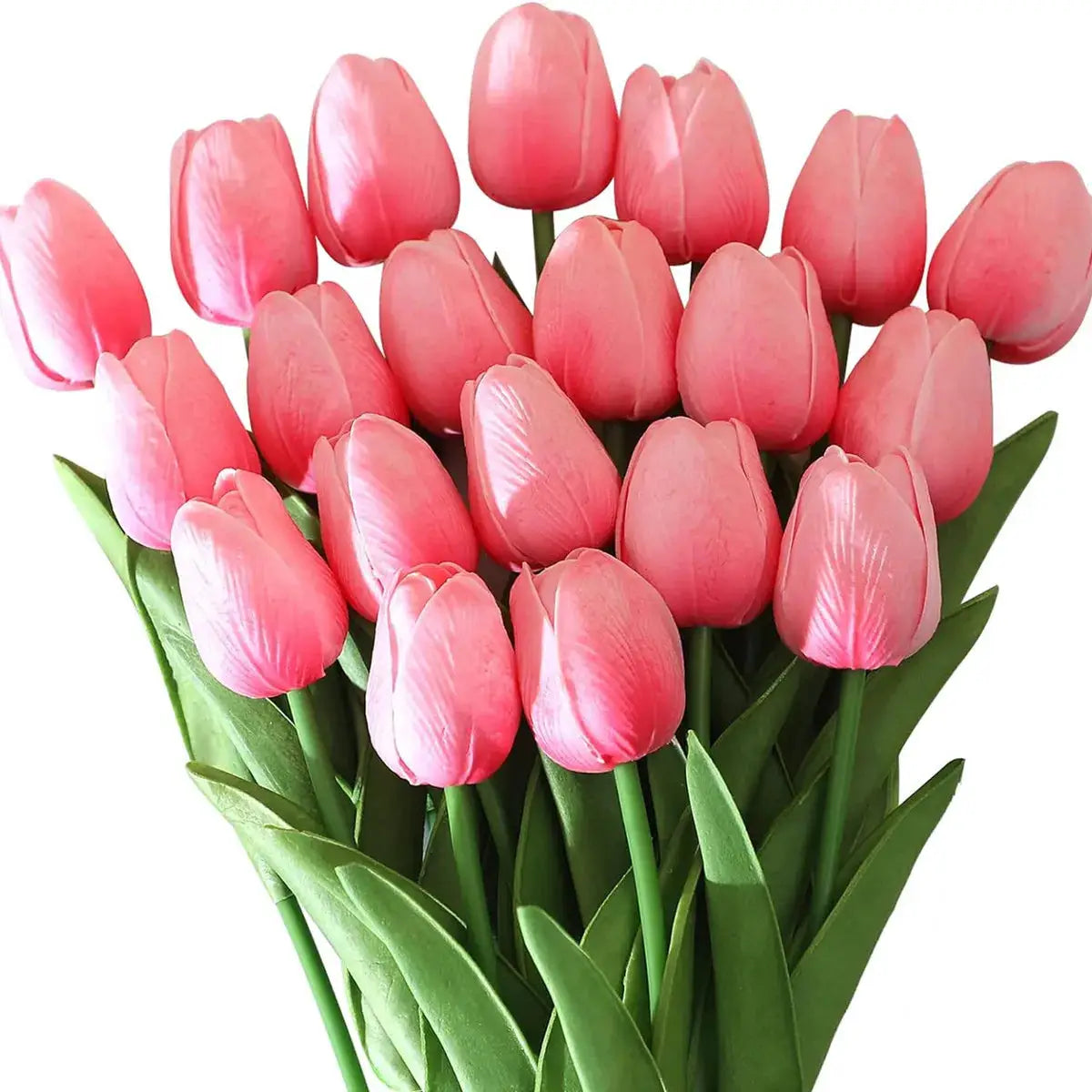 10 Pcs Artificial Tulips Realistic Touch Scrapbooking Home Decor Wedding Garden Arch Garland Mothers Day Bouquet DIY