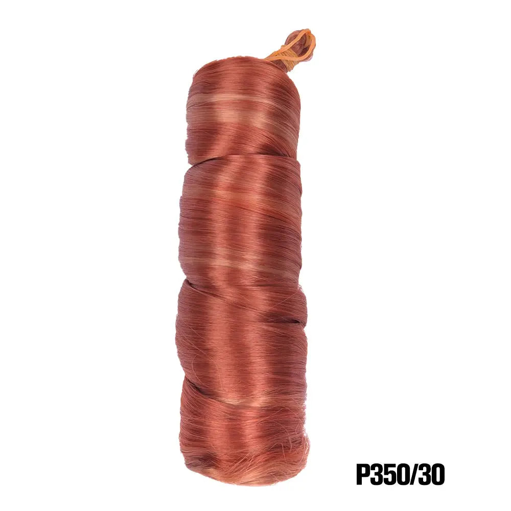 French Curls Braiding Hair 24in synthetic spiral curls, pre-stretched loose wave, Simples Market, color P350/30