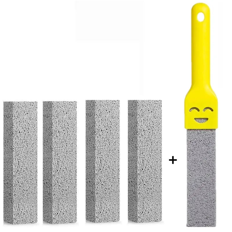 Simples Market 5-piece pumice stone cleaning sticks set with grey stones and yellow handle