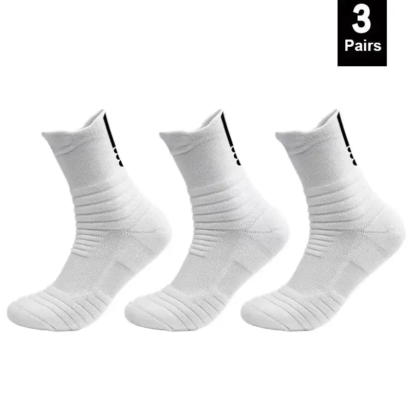 Anti Slip Football Socks For Men Cotton Breathable Odor Control Short Tube Crew Socks Size 39 45 Soccer And Basketball