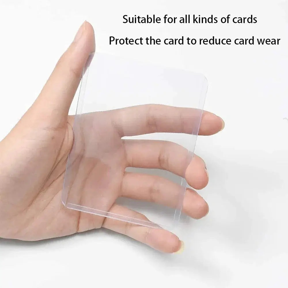 Card Sleeves Holder For Game Cards 3x4 Inches PVC Hard Plastic Top Loaders With Inner Sleeves And Protectors