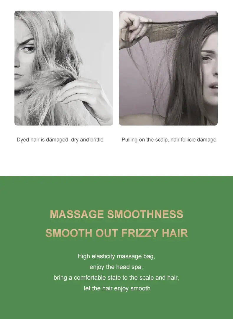 CALIYI hair massage air cushion comb brush by Simples Market, oval anti-static detangling styling tool