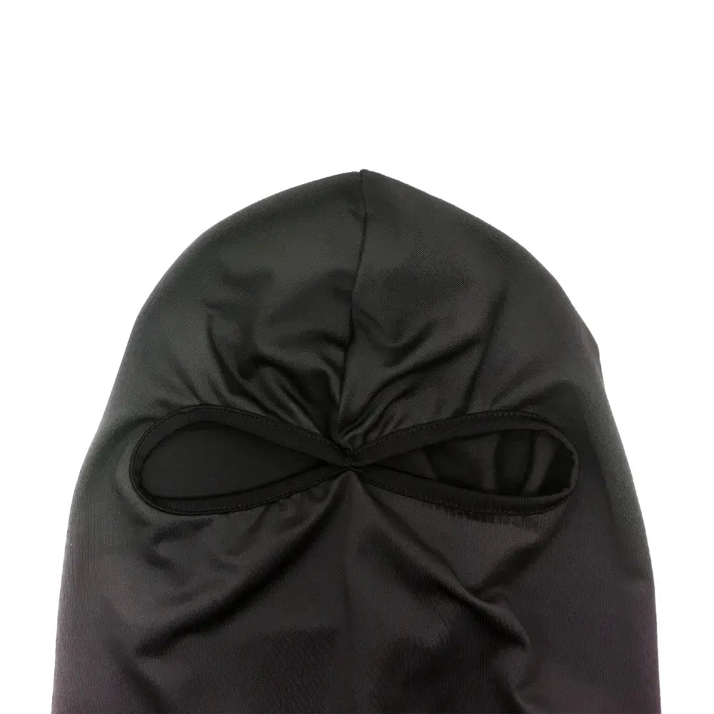 Simples Market balaclava full-face mask, black fabric with eye slits